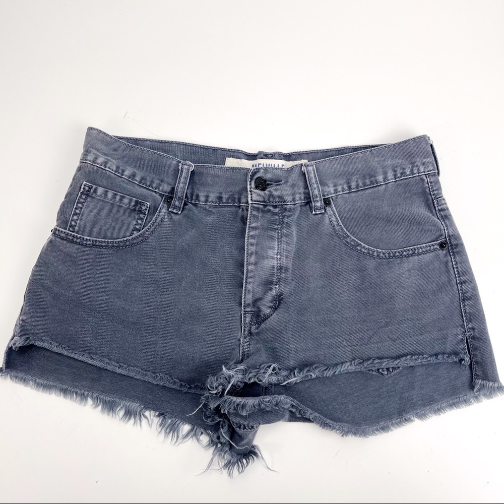 Brandy Melville Gray Denim Cutoff Shorts Size 28